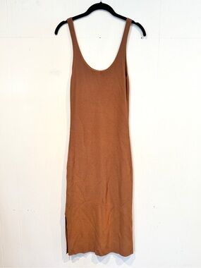 NWOT Leith Sleeveless scoop neck Knit Midi Dress